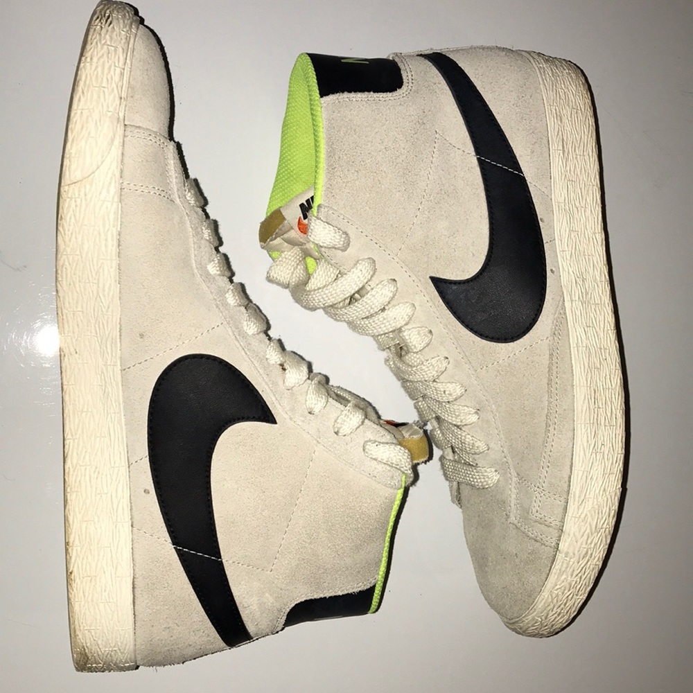 Nike Gray Suede High-tops